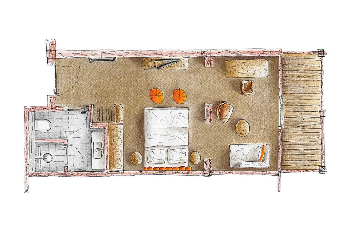 Das James Φλένσμπουργκ Εξωτερικό φωτογραφία A floorplan of a typical 19th-century apartment in Paris